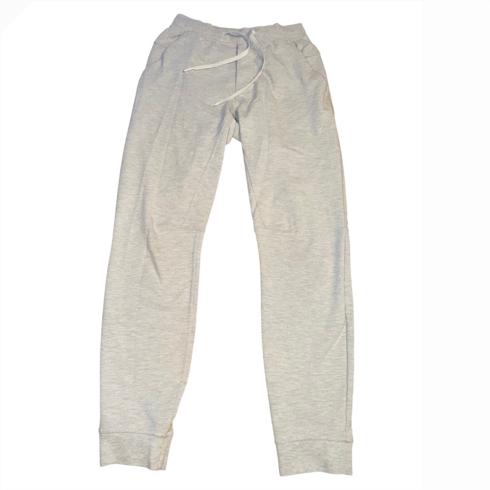 Lululemon Men's City‎ Sweat Gray Jogger Pants Size XS Athleisure Gym Drawstring